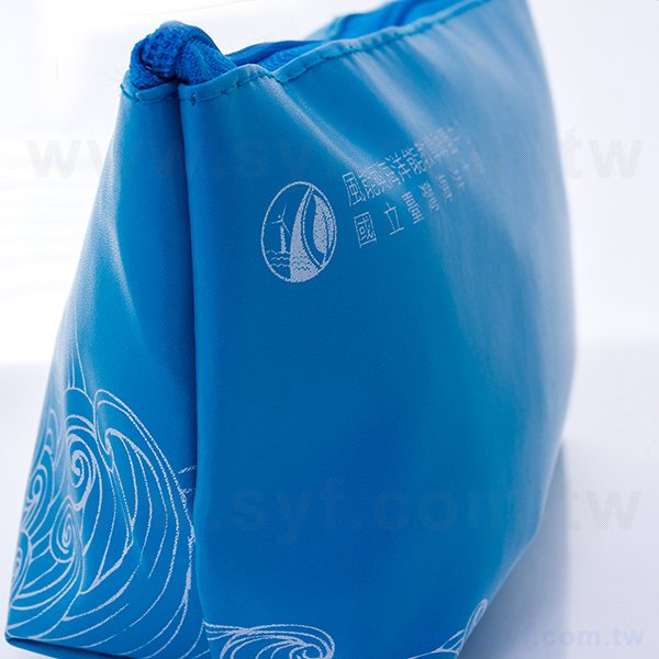 拉鍊袋-PU皮料防水材質-W21.8xH10xD6cm-單色印刷-可印刷logo_2